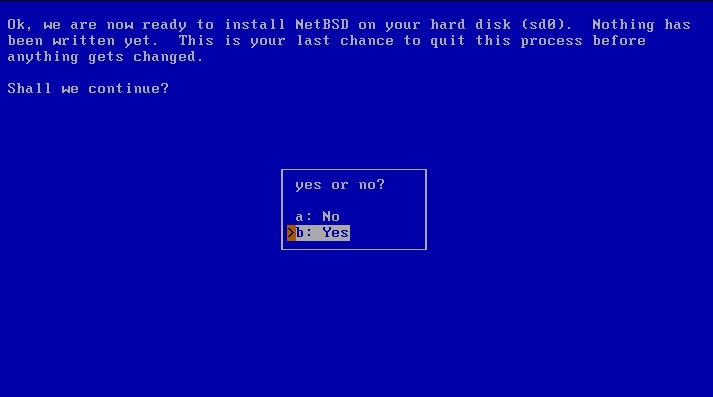 Загрузка NetBSD