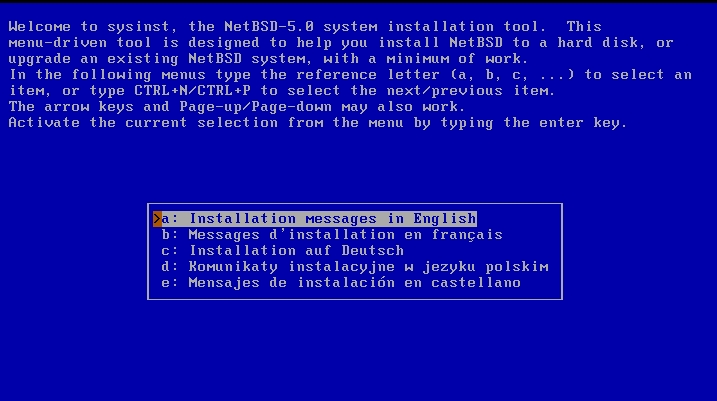 Загрузка NetBSD