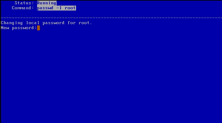 Ввод пароля NetBSD